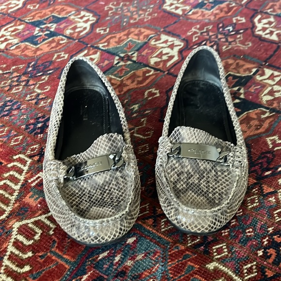 Coach Olive Snakeskin Loafers - Picture 3 of 9